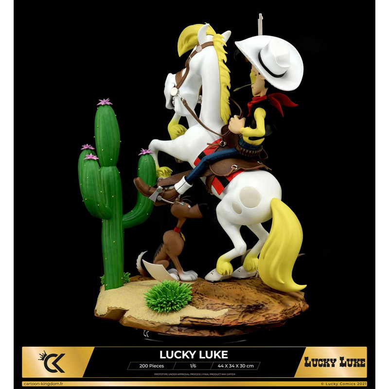 Lucky Luke Statue Resine Limitee 200 Exemplaires